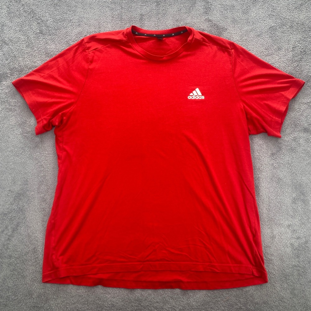 Adidas T-Shirt Mens 2XL Red AEROREADY Primegreen Performance GT5552